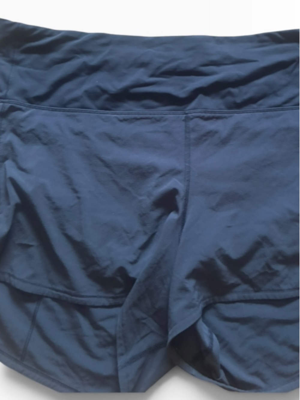 lululemon athletica Navy Women's Athletic Shorts Size 14 - Picture 3 of 5